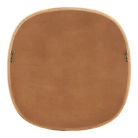 Natural Rattan Round Frame Beveled Wall Mirror