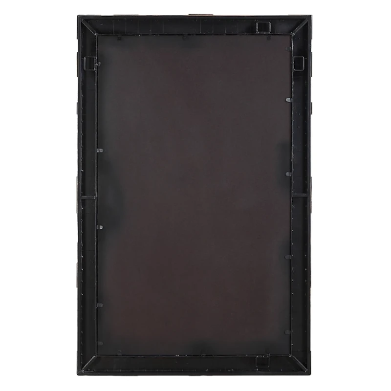 Distressed Bronze Layered Frame Wall Mirror