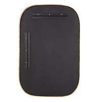 Antique Brass Malone Oval Wall Mirror