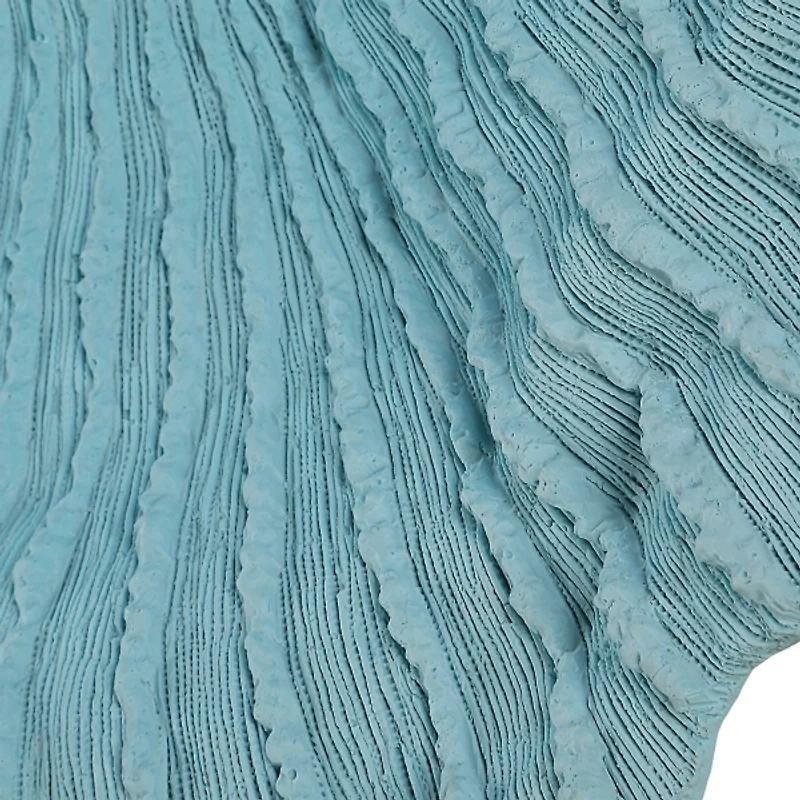 Ocean Blue Coral Wall Plaques, Set of 3