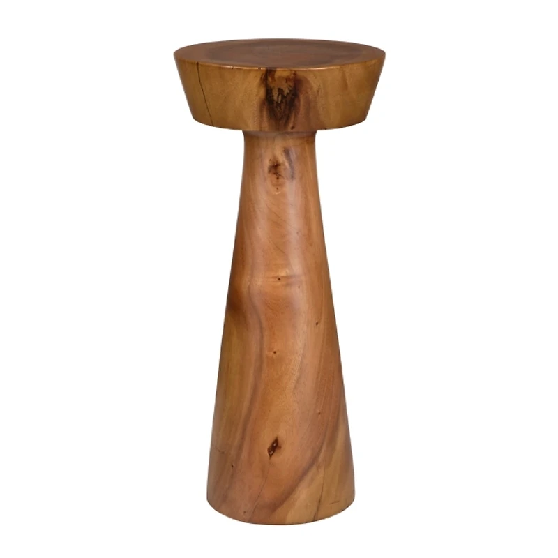 Walnut Molly Pedestal Accent Table