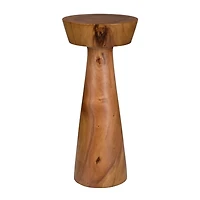 Walnut Molly Pedestal Accent Table