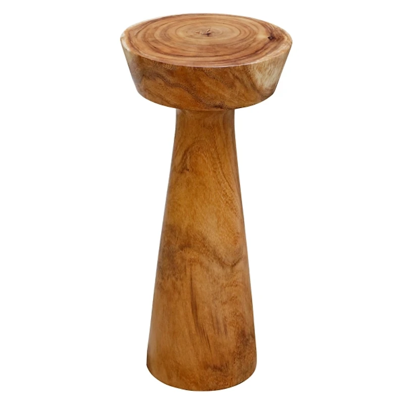 Walnut Molly Pedestal Accent Table