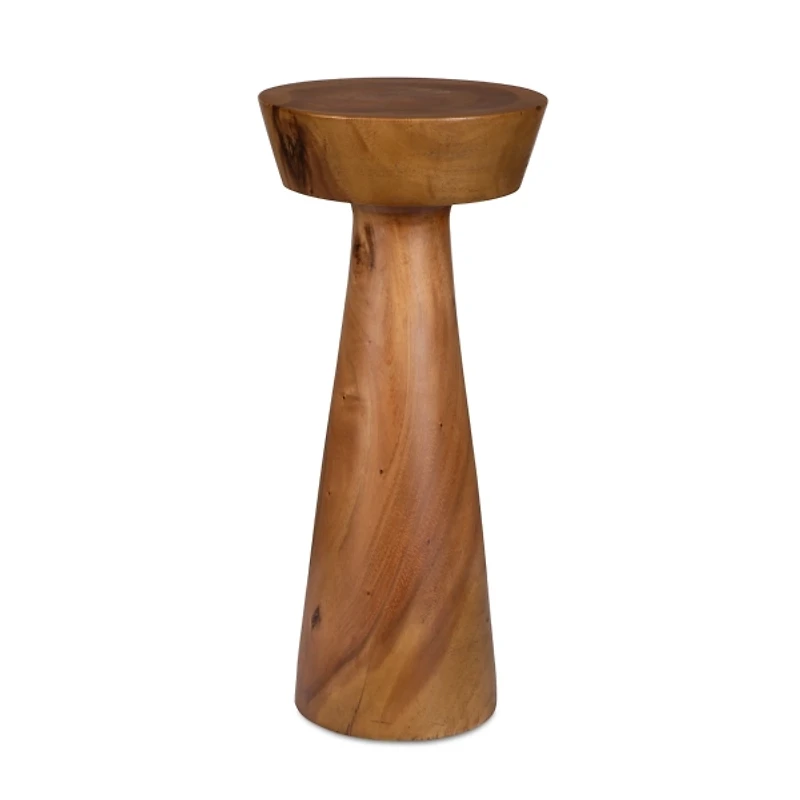 Walnut Molly Pedestal Accent Table