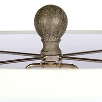 Gray Spindle Charlotte Floor Lamp