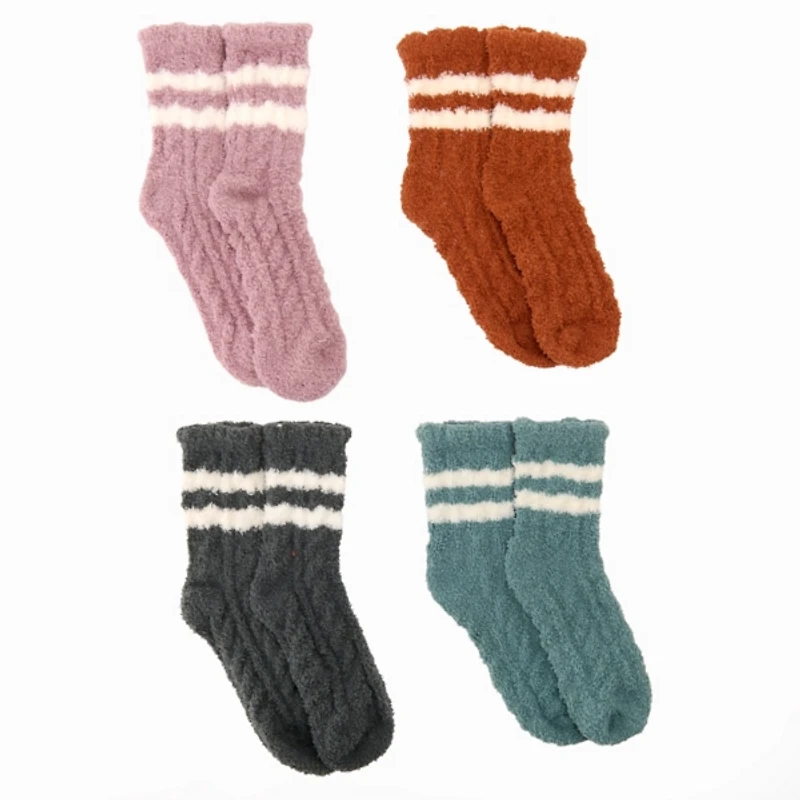 Varsity Stripe Socks, Set of 4