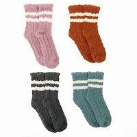 Varsity Stripe Socks, Set of 4