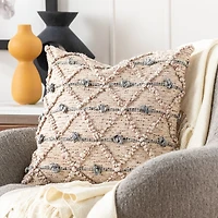 Taupe Anders Diamond Pillow