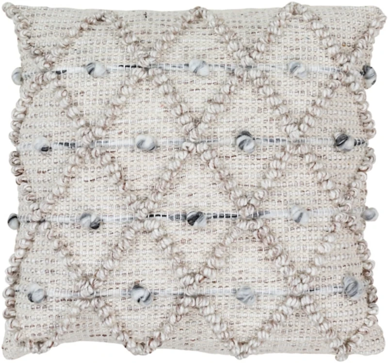 Taupe Anders Diamond Pillow