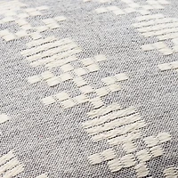 Blue Elara Floral Pillow