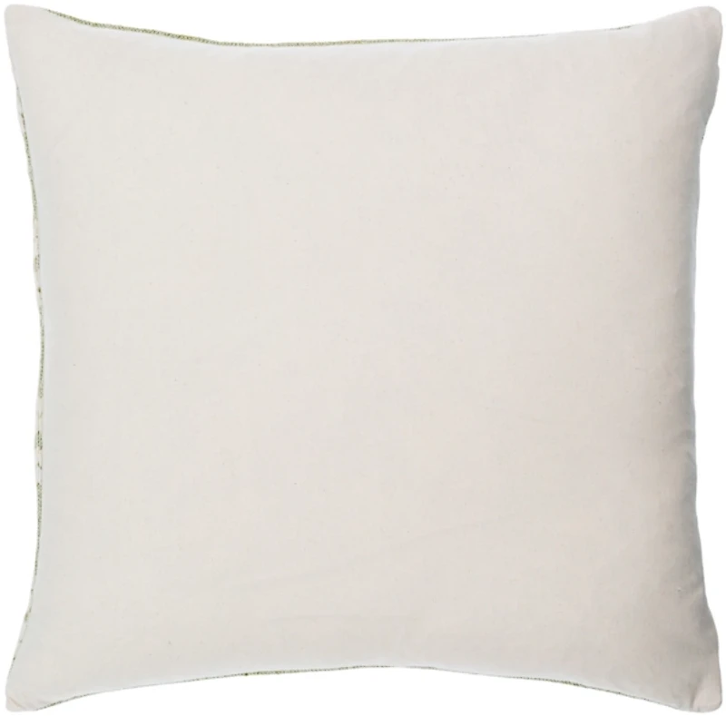 Green Elara Floral Pillow