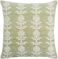 Green Elara Floral Pillow