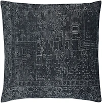 Charcoal Toole Throw Pillow
