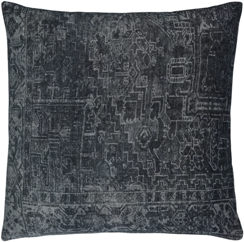 Charcoal Toole Throw Pillow
