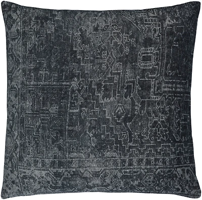 Charcoal Toole Throw Pillow