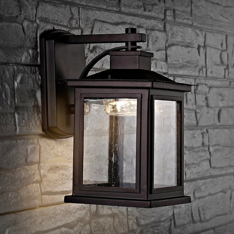 SAFAVIEH Bronze Gorgen Outdoor Wall Sconce