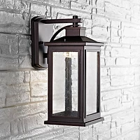 SAFAVIEH Bronze Taylen Outdoor Wall Sconce