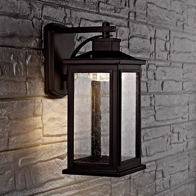 SAFAVIEH Bronze Taylen Outdoor Wall Sconce