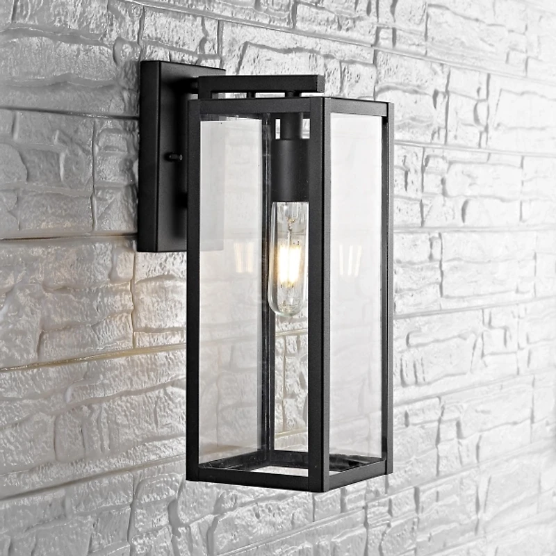 Black Norsan Outdoor Wall Sconce