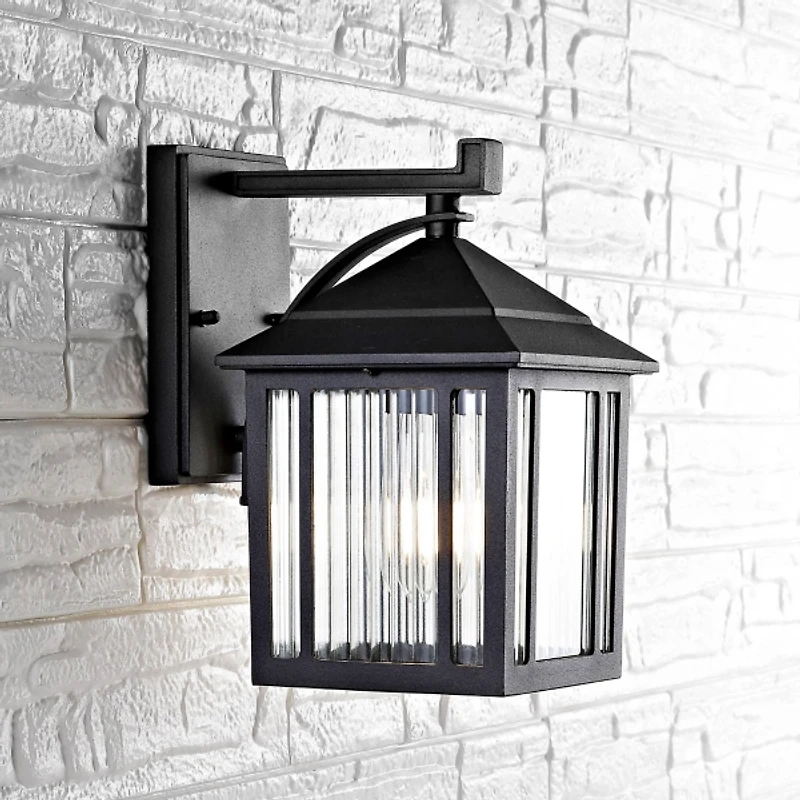 Black Ranzi Outdoor Wall Sconce