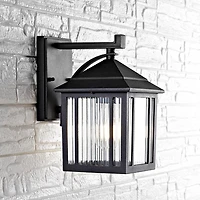 Black Ranzi Outdoor Wall Sconce
