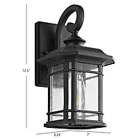 Black Lolia Outdoor Wall Sconce