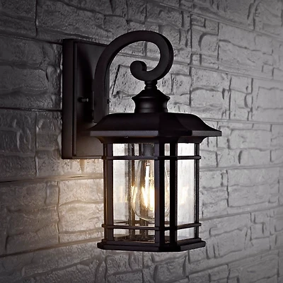 Black Lolia Outdoor Wall Sconce