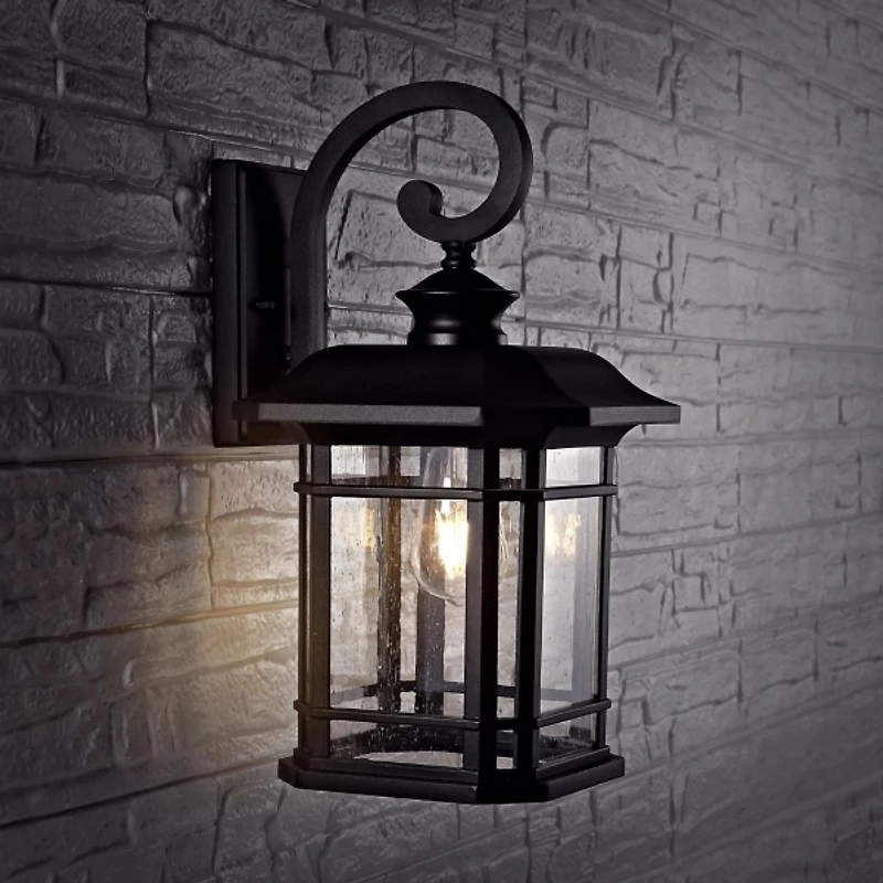 Black Cendra Outdoor Wall Sconce