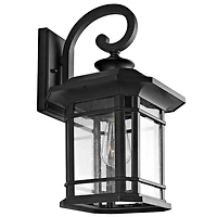 Black Cendra Outdoor Wall Sconce