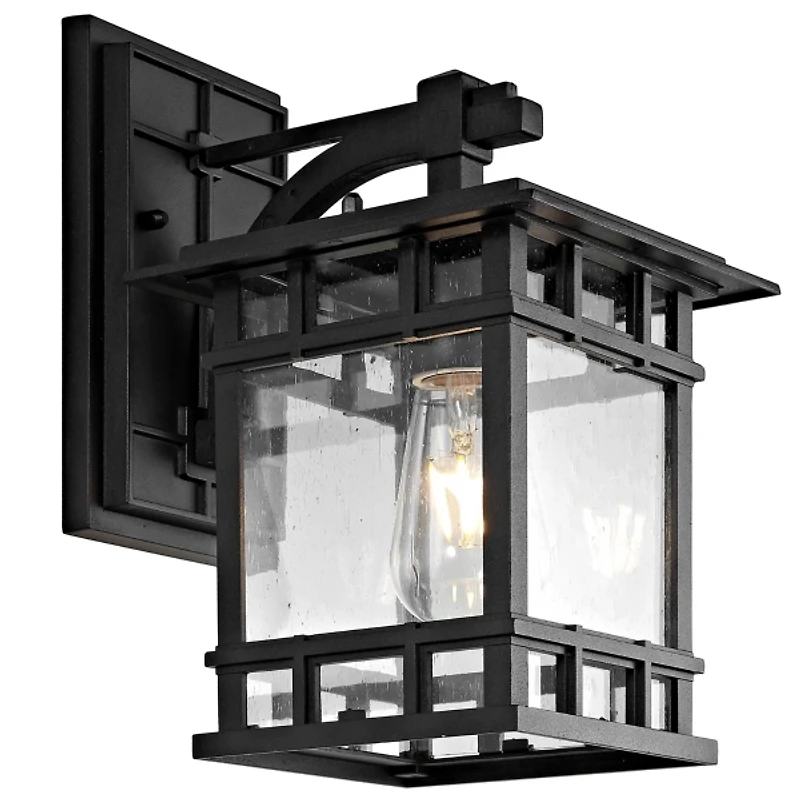 SAFAVIEH Grayter Black Outdoor Wall Lantern