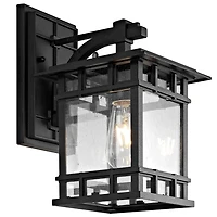 SAFAVIEH Grayter Black Outdoor Wall Lantern