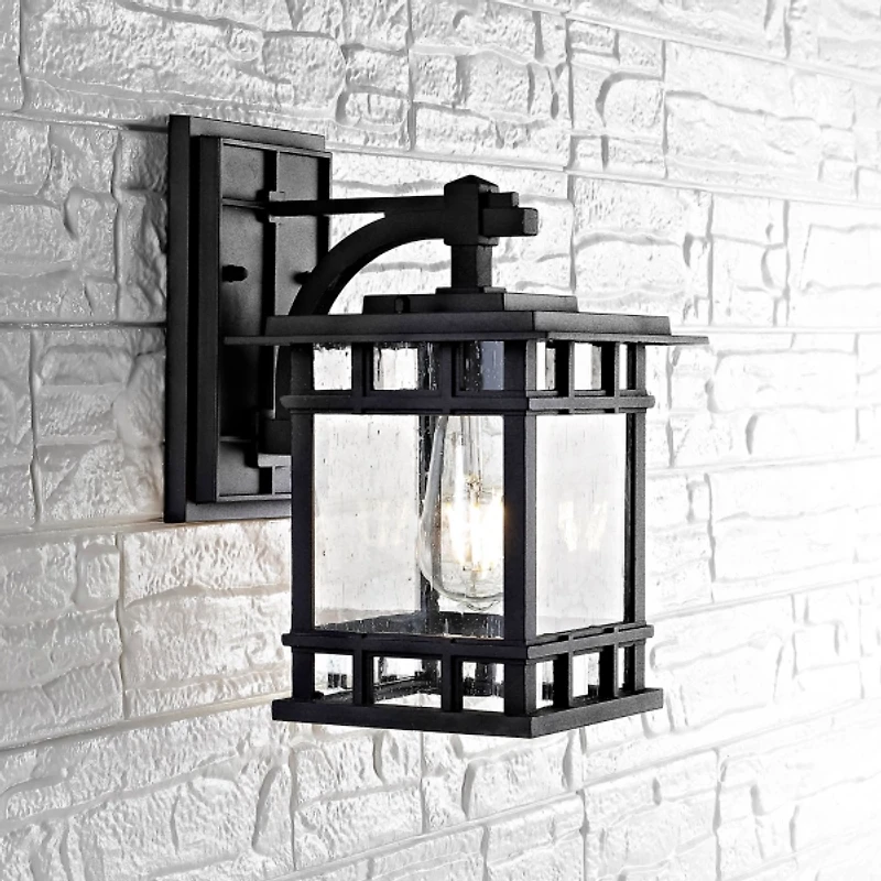 SAFAVIEH Grayter Black Outdoor Wall Lantern