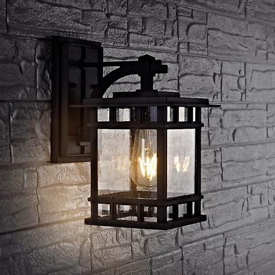 SAFAVIEH Grayter Black Outdoor Wall Lantern