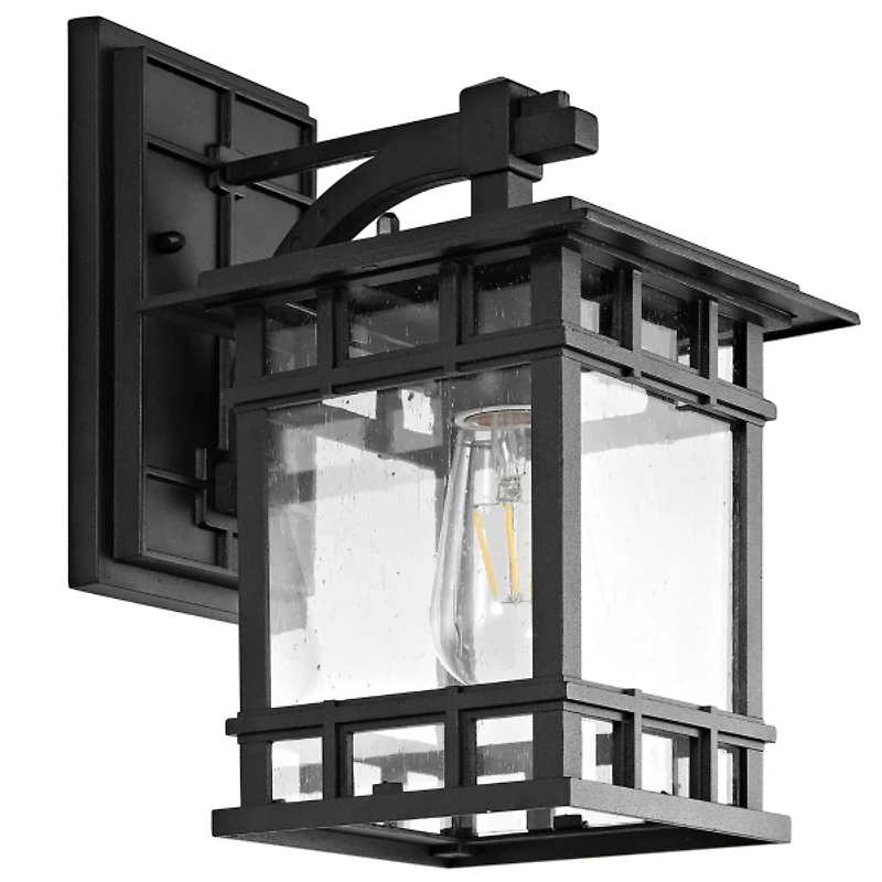 SAFAVIEH Grayter Black Outdoor Wall Lantern