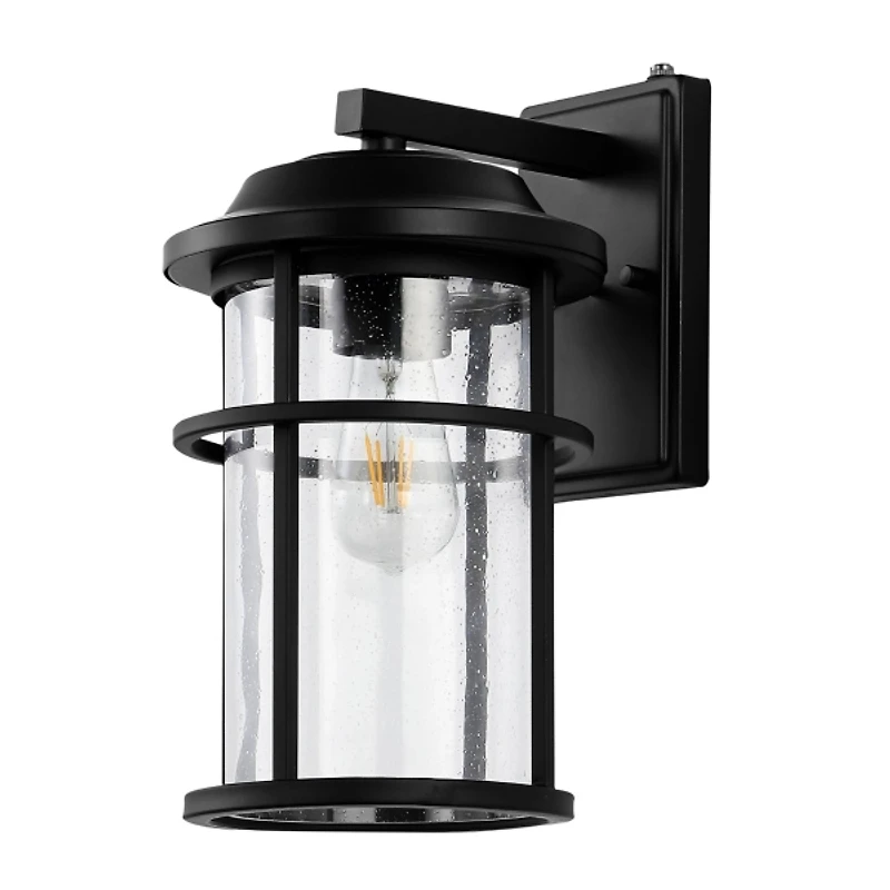 SAFAVIEH Matte Black Cianne Outdoor Wall Sconce