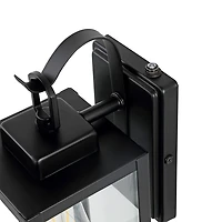 SAFAVIEH Black Clemens Outdoor Wall Sconce