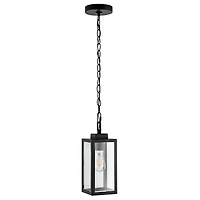 SAFAVIEH Black Clemens Outdoor Pendant Light