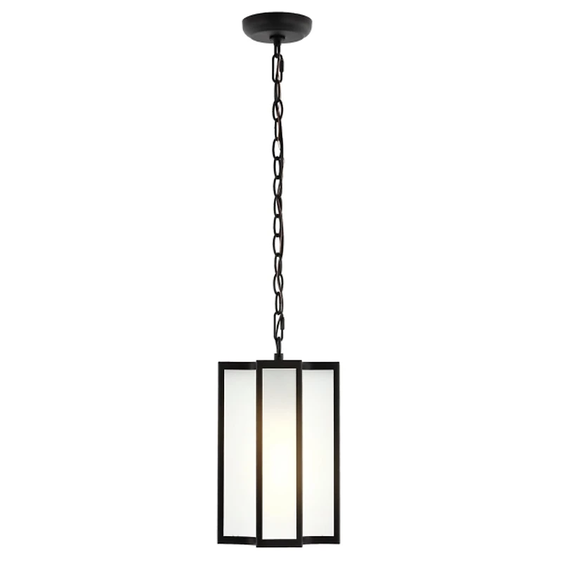 SAFAVIEH Black Outdoor Pendant Light