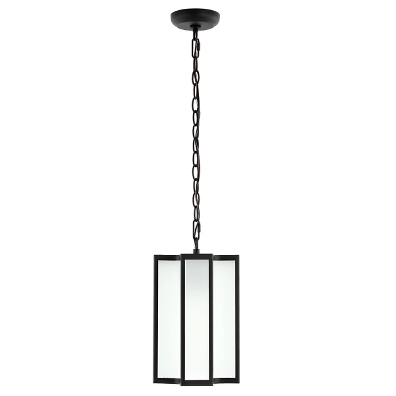 SAFAVIEH Black Outdoor Pendant Light