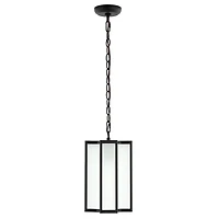 SAFAVIEH Black Outdoor Pendant Light