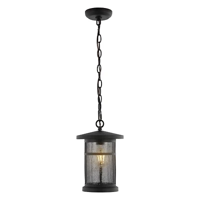 SAFAVIEH Black Ospry Outdoor Pendant Light