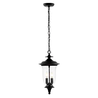 SAFAVIEH Black Dowell Outdoor Pendant Light