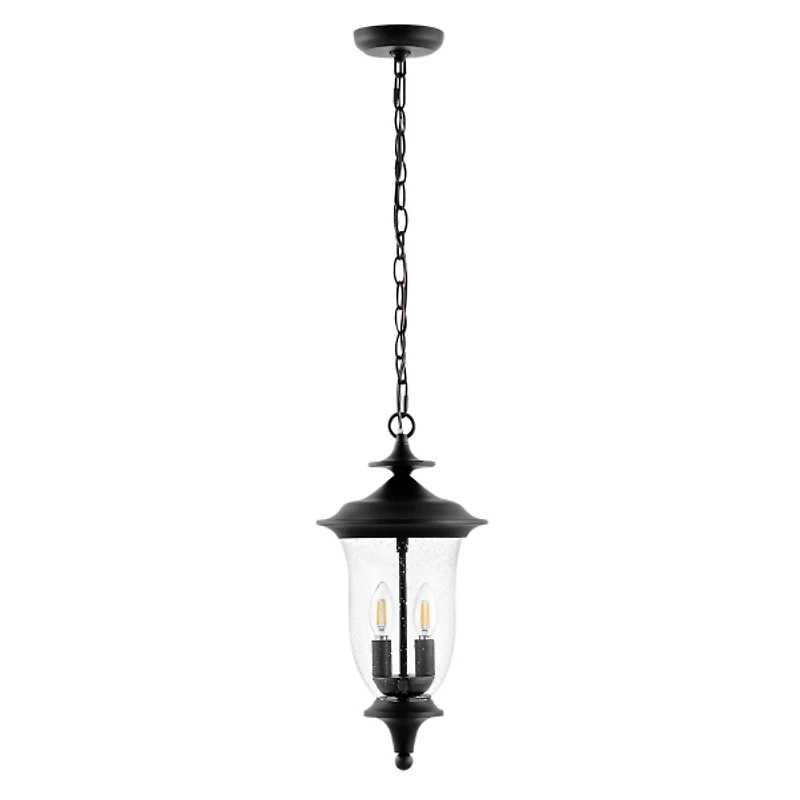 SAFAVIEH Black Dowell Outdoor Pendant Light