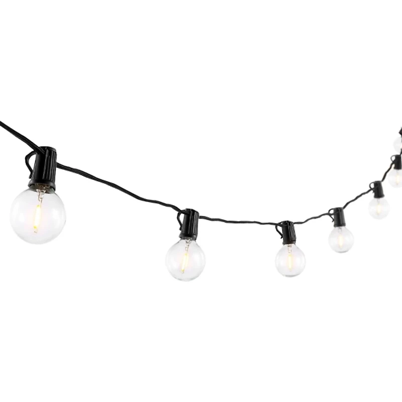 Leigh Black LED Outdoor String Lights