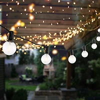 Leigh Black LED Outdoor String Lights