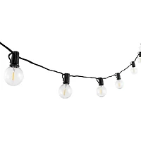 Leigh Black LED Outdoor String Lights