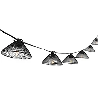 Black Coche Shades LED Outdoor String Lights