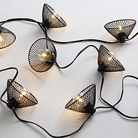 Black Coche Shades LED Outdoor String Lights