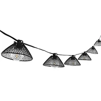 Black Coche Shades LED Outdoor String Lights
