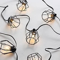 Bowne Black Birdcage LED Outdoor String Lights
